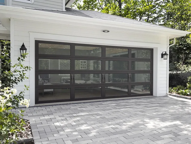 Mount Holly Garage Door Repair design specialist presenting custom garage door options to Mount Holly homeowner