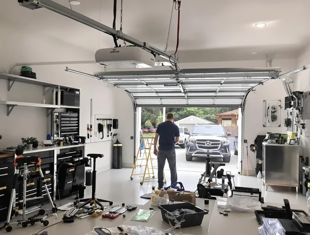 Garage door opener installation by Mount Holly Garage Door Repair in Mount Holly